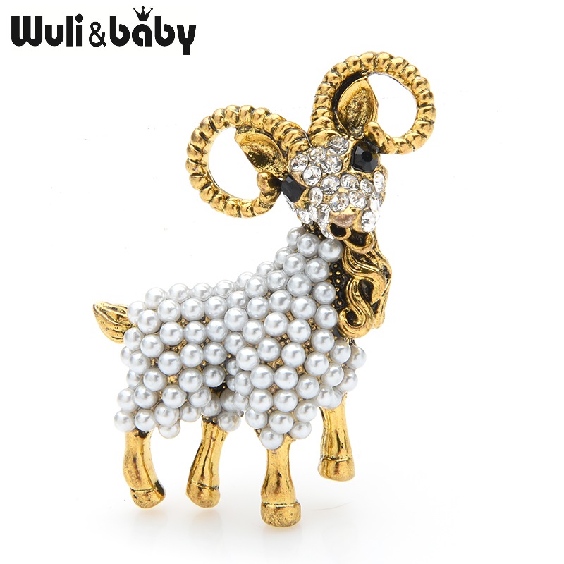 Embroidery Australia - Wuli & baby Vintage Parel Geit