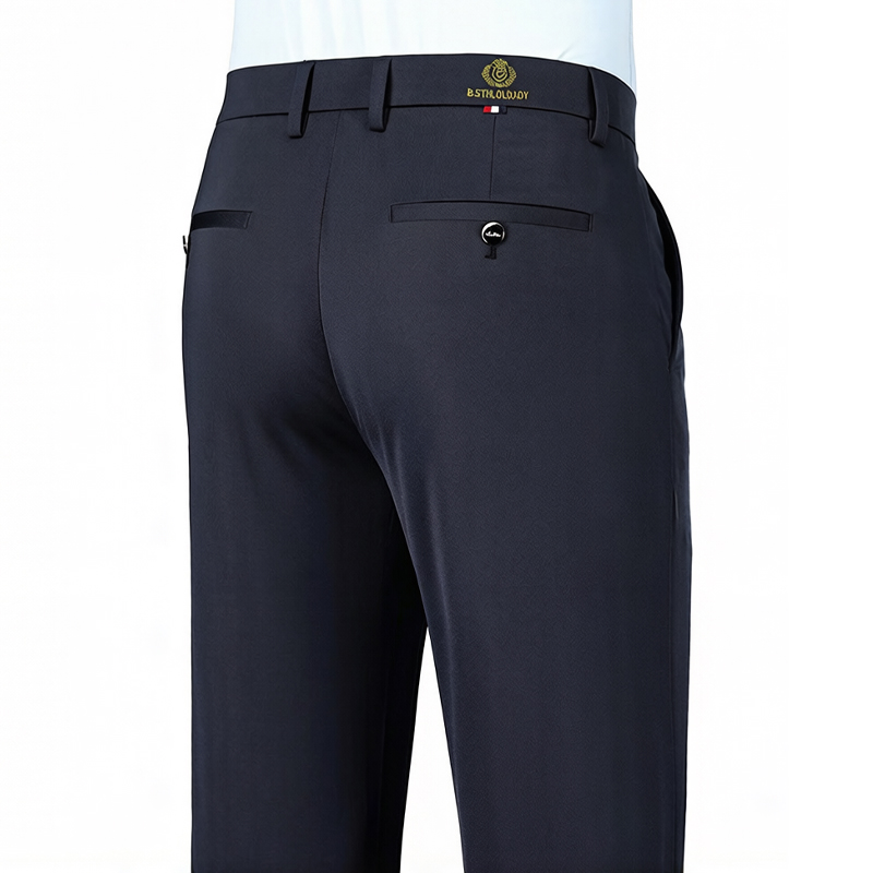 Embroidery Online - 2026 Mode Heren Stretch Broeken Platte