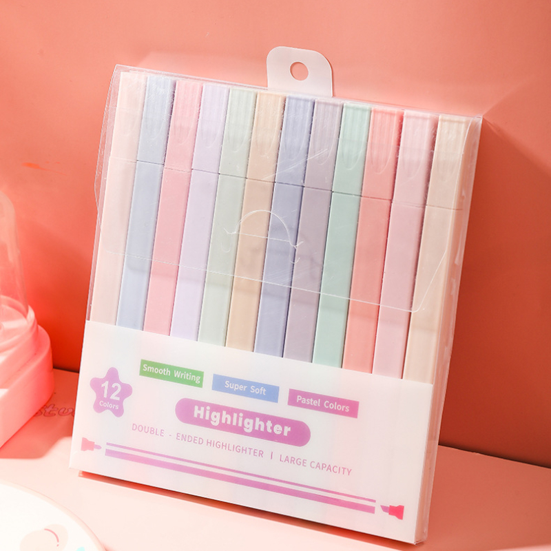 Stabilo Marker Boss - 12 stks/set Dubbele Tip Markeerstiften Kawaii
