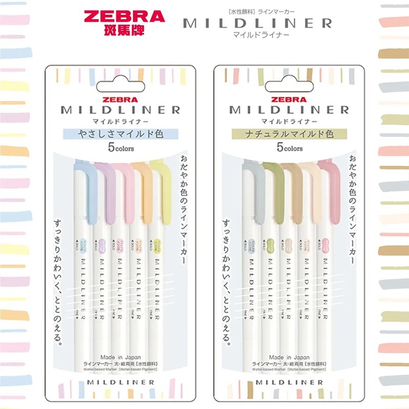 Stabilo Marker Boss - 5/10pcs Zebra Markeerstift Markers Double Ended