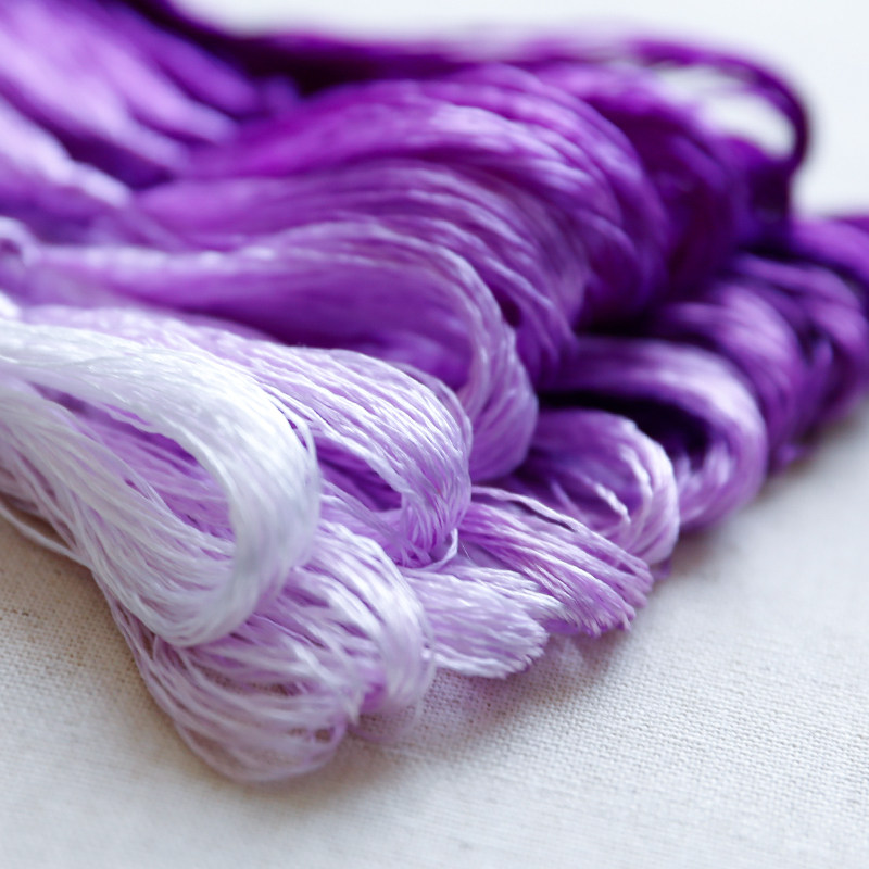 Embroidery Thread Yarn - 20m Suzhou borduurgaren 8 kleuren per
