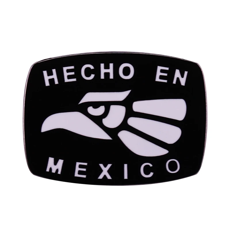 Embroidery Australia - Gemaakt In Mexico Eagle Logo Broche