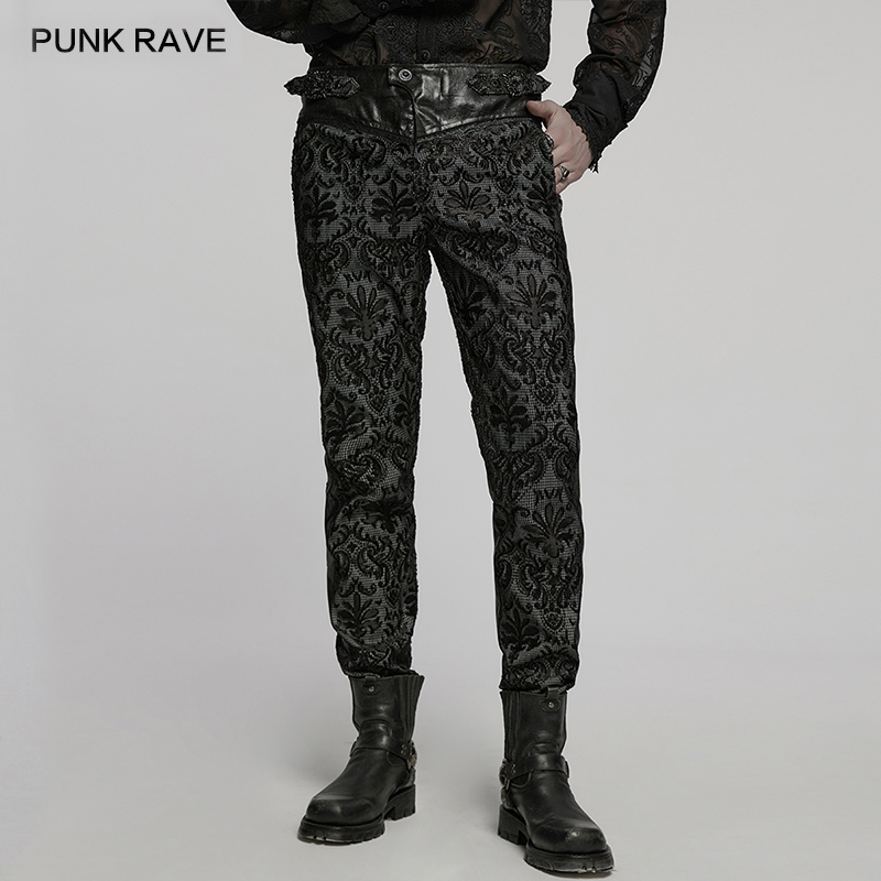 Embroidery Gothic - PUNK RAVE Heren Gothic Palace Prachtige
