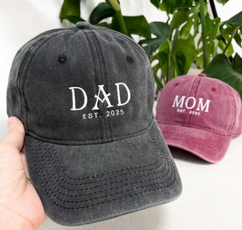 Embroidery Logo - Gepersonaliseerde Letter Borduren Baseball Caps Vaderdagcadeau