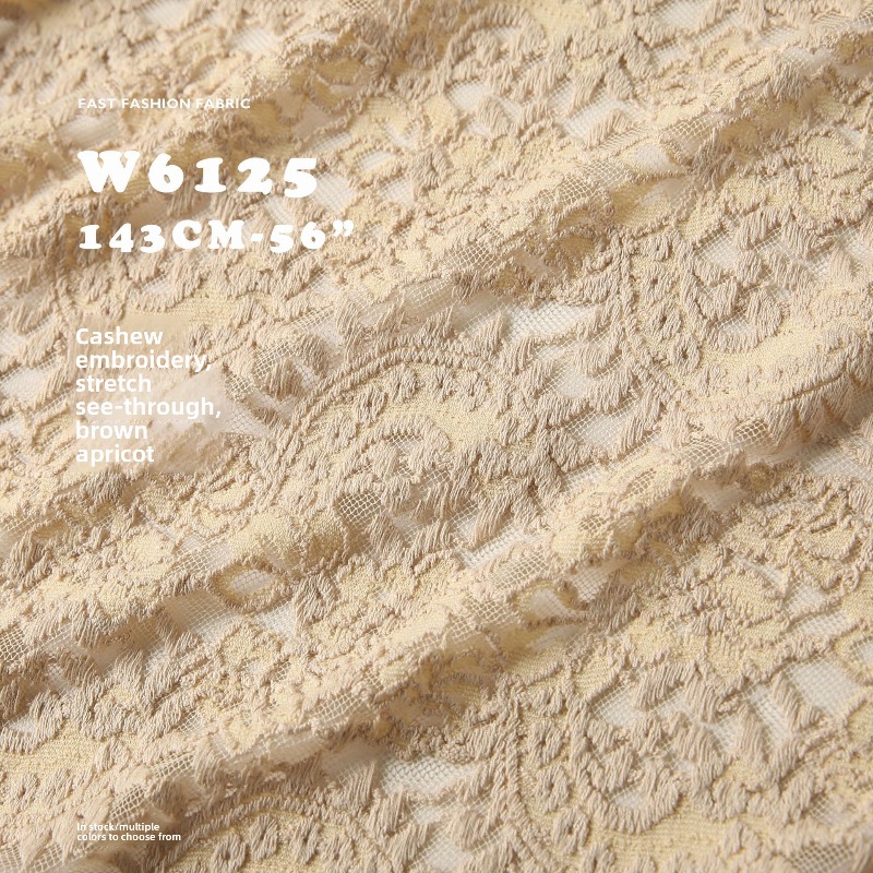 Paisley borduurwerk elasticite - Embroidery Veil recensie en prijs