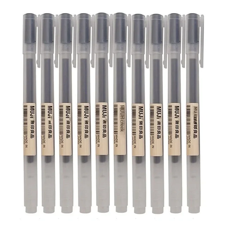 6/8 stks/set MUJIs Gel Pen Zwa - Muji Stationery Gel Pen recensie en prijs