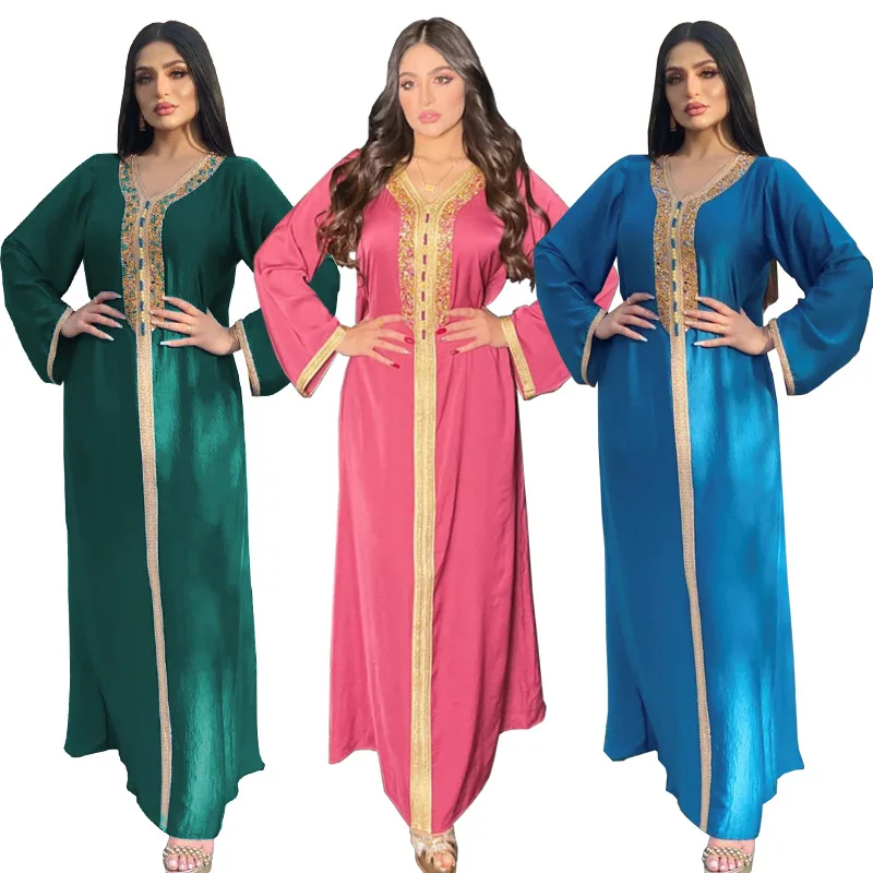 Eid Ramadan Mubarak Abaya Voor - Embroidery Kaftan recensie en prijs