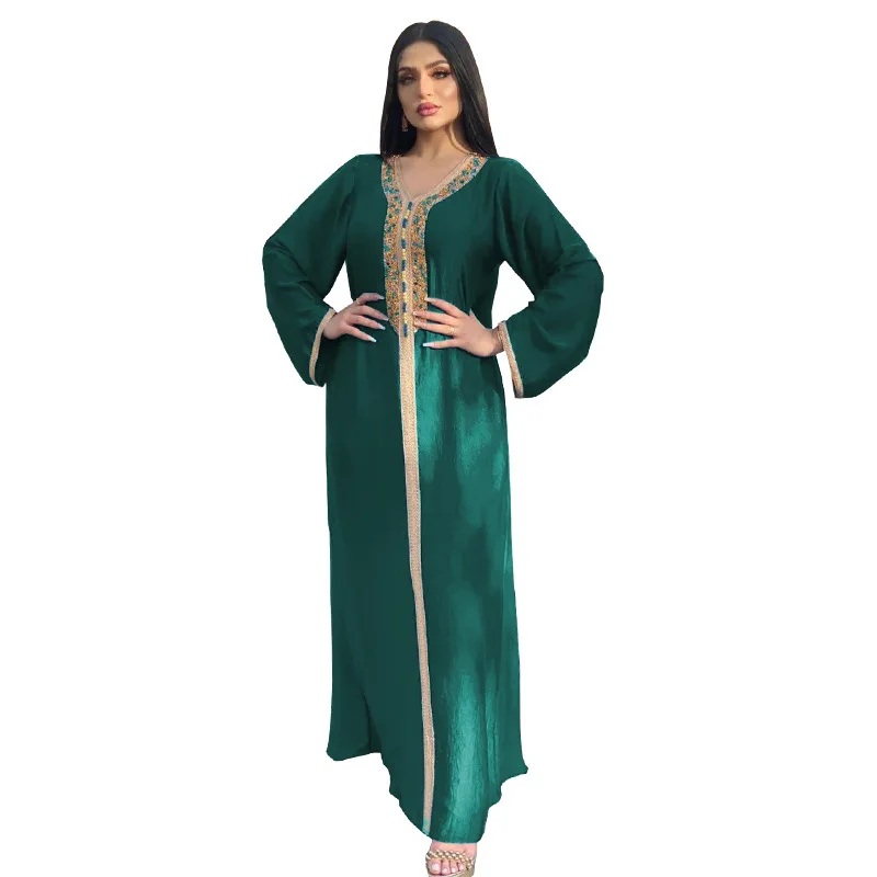Eid Ramadan Mubarak Abaya Voor - Embroidery Kaftan recensie en prijs