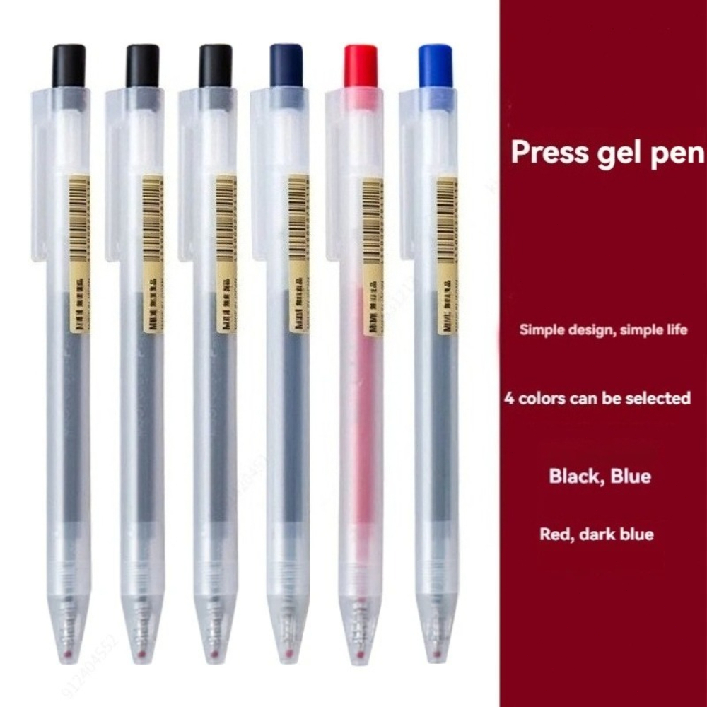 0.5mm Druk Gel Pen Inkt MUJIs  - Muji Stationery Gel Pen recensie en prijs