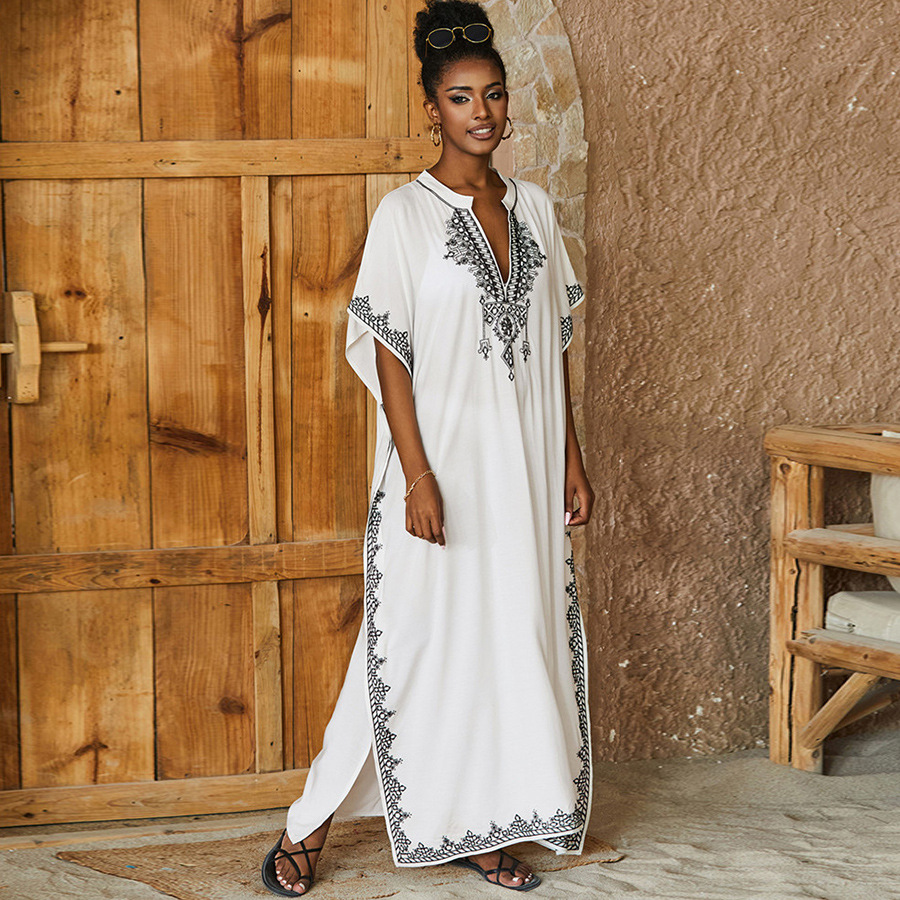 Kaftan Jurken Badpak voor Dame - Embroidery Kaftan recensie en prijs