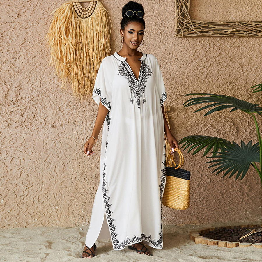 Kaftan Jurken Badpak voor Dame - Embroidery Kaftan recensie en prijs
