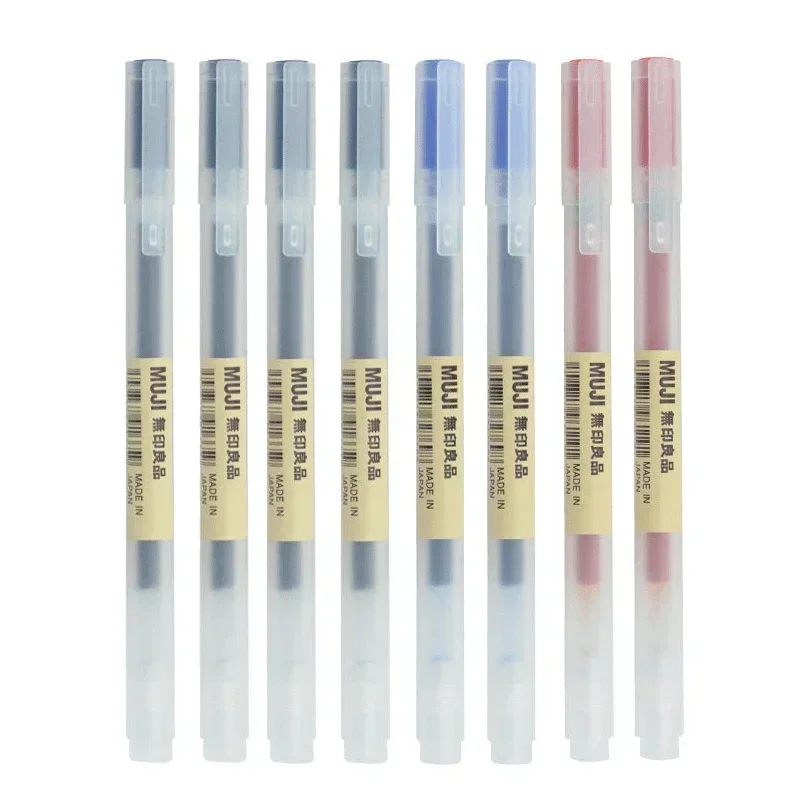 6/8 stks/set MUJIs Gel Pen Zwa - Muji Stationery Gel Pen recensie en prijs