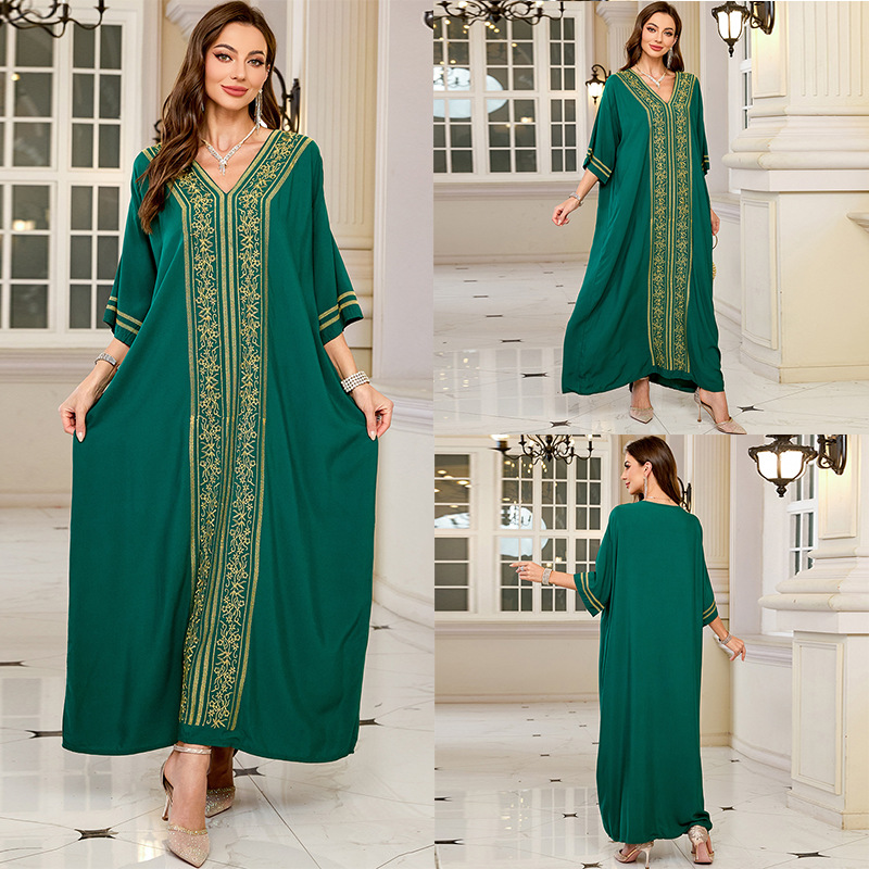 Badpakovergooiers met borduurw - Embroidery Kaftan recensie en prijs