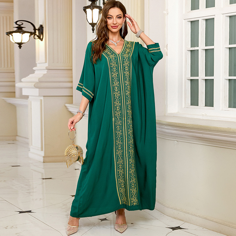 Badpakovergooiers met borduurw - Embroidery Kaftan recensie en prijs