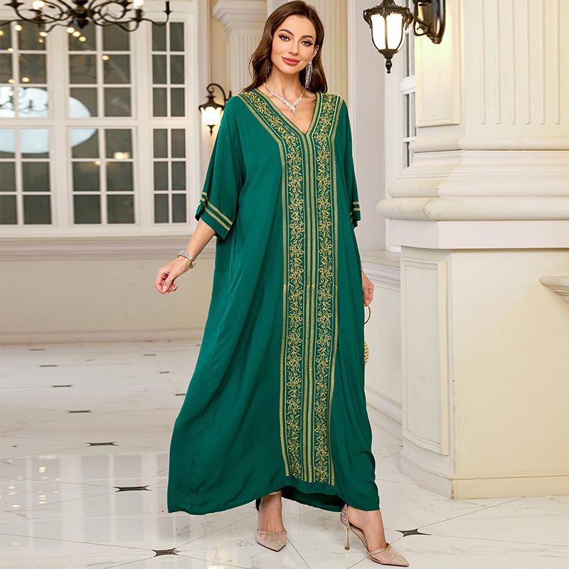 Badpakovergooiers met borduurw - Embroidery Kaftan recensie en prijs