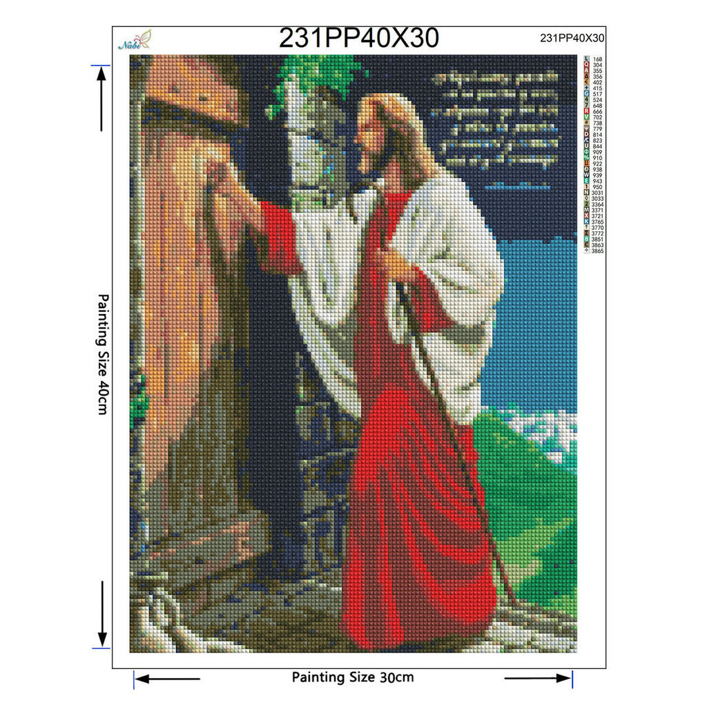 5d Diy Diamant Borduurwerk Jez - Embroidery Jesus recensie en prijs