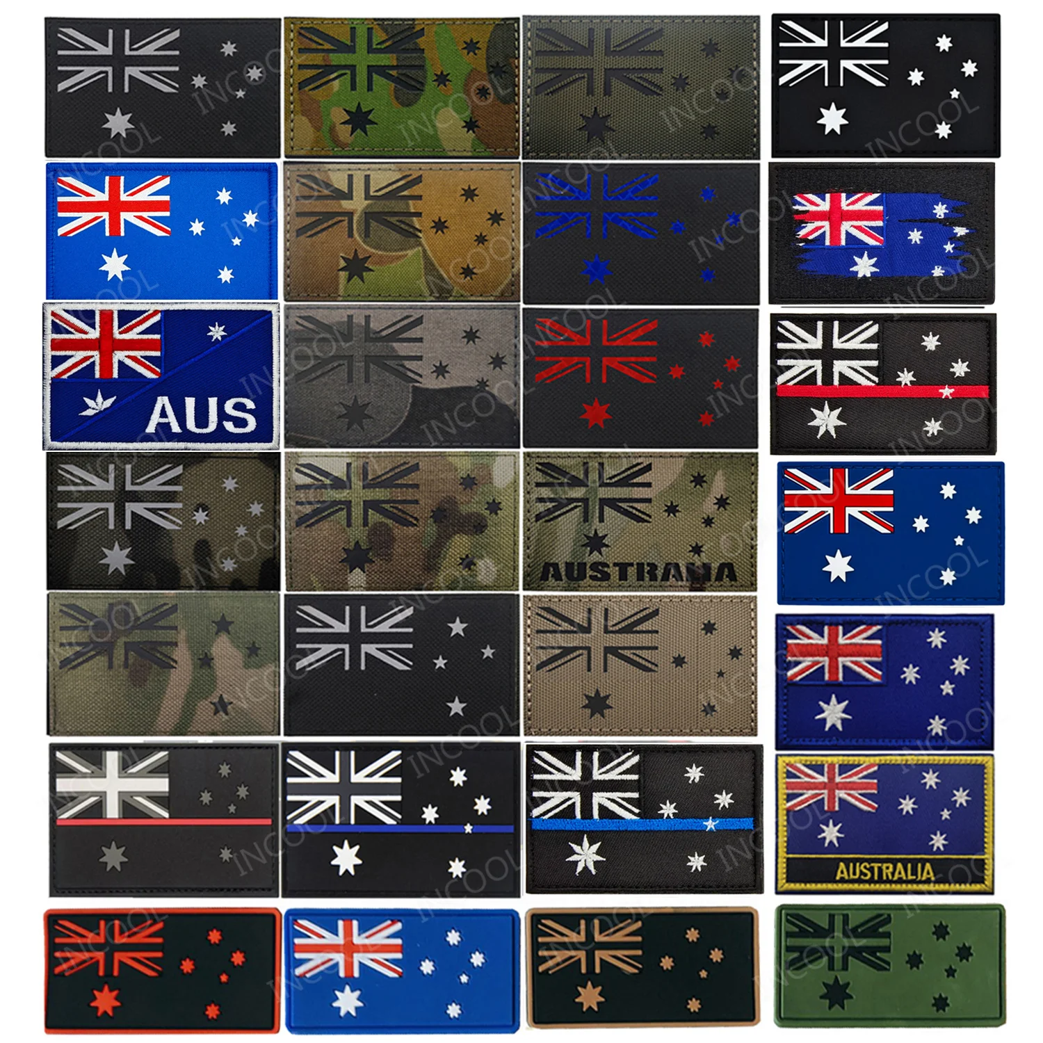 Australië Vlag Ir Reflecterend - Embroidery Australia recensie en prijs