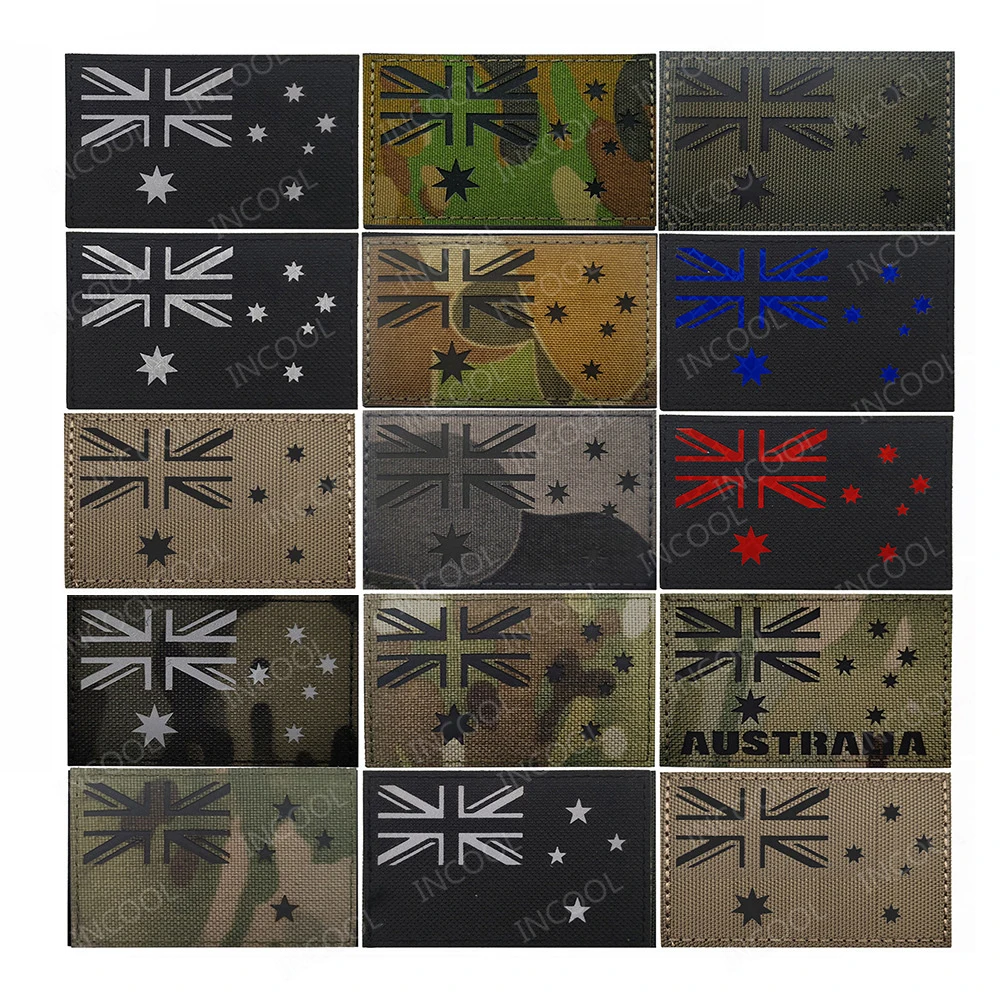 Australië Vlag Ir Reflecterend - Embroidery Australia recensie en prijs