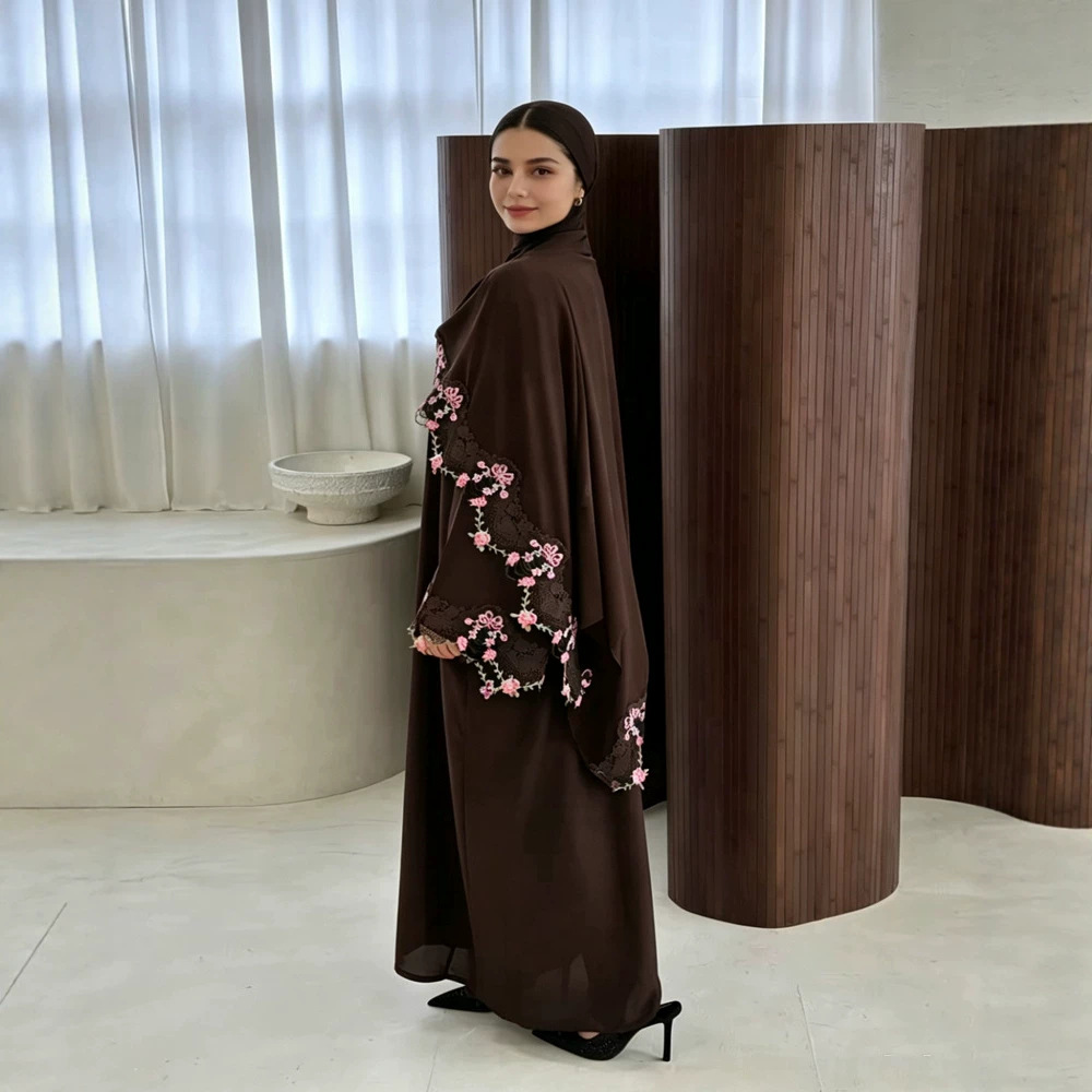 Eid Jurk Vrouwen Moslim Abaya  - Embroidery Hijab recensie en prijs