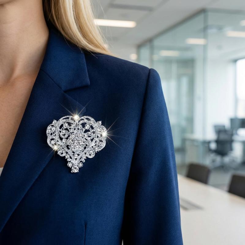 Elegante hartvormige broche me - Embroidery Kaftan recensie en prijs
