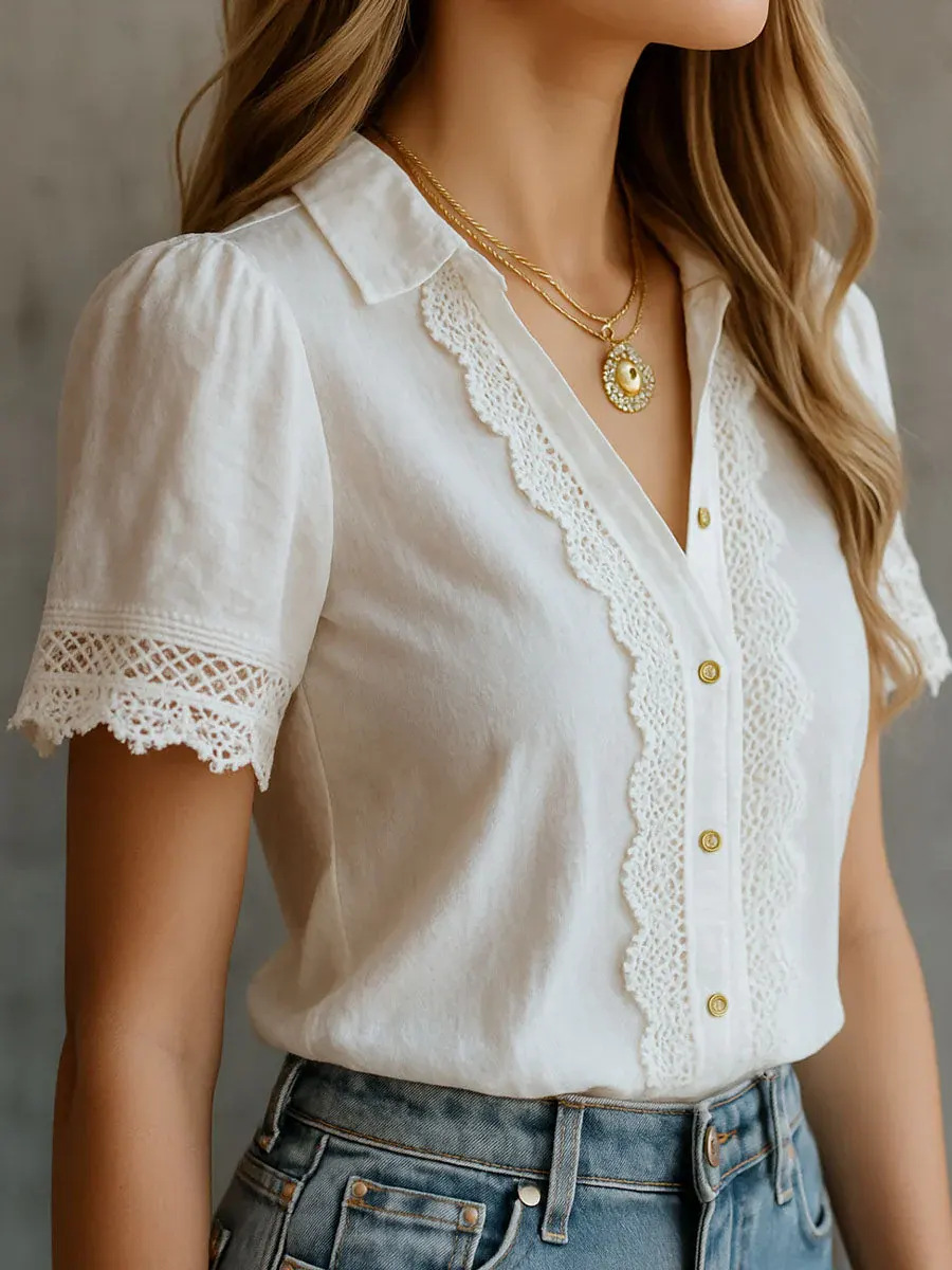 Elegante damesoverhemden Casua - Embroidery Online recensie en prijs