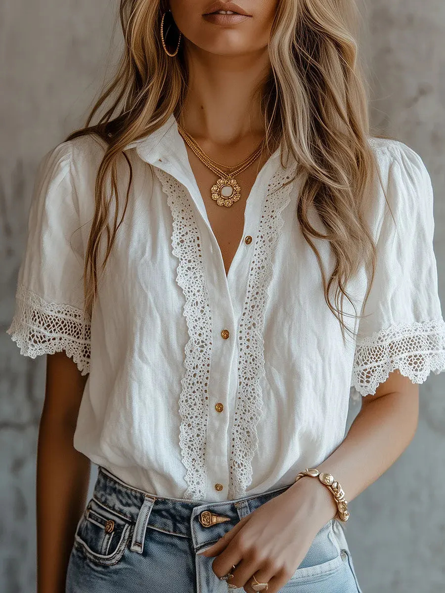 Elegante damesoverhemden Casua - Embroidery Online recensie en prijs