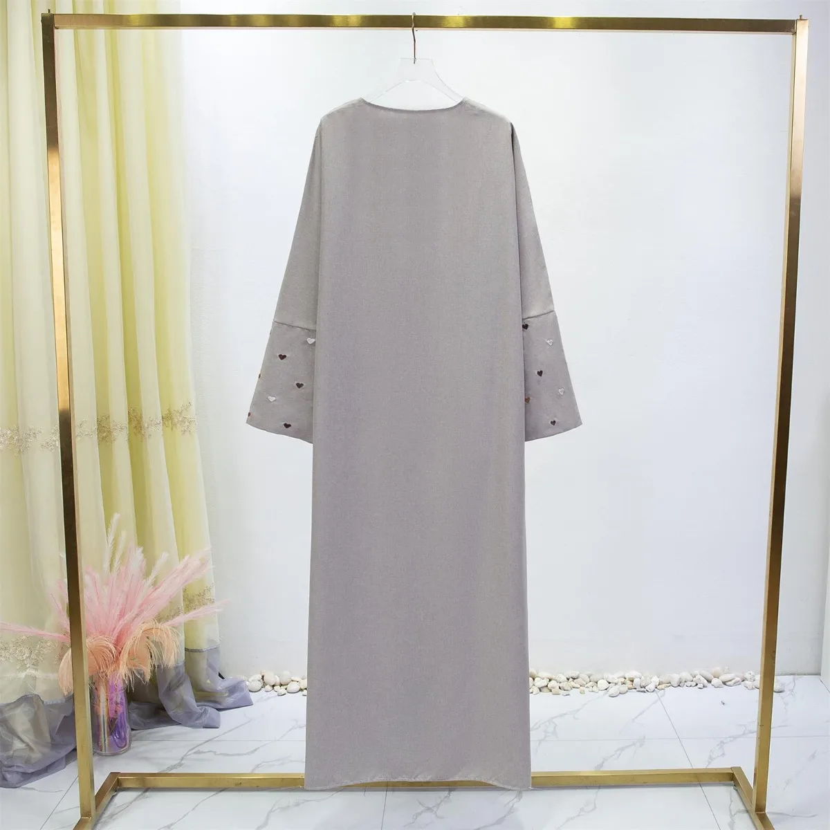 Vrouwen Jilbabs Open Voorkant  - Embroidery Kaftan recensie en prijs