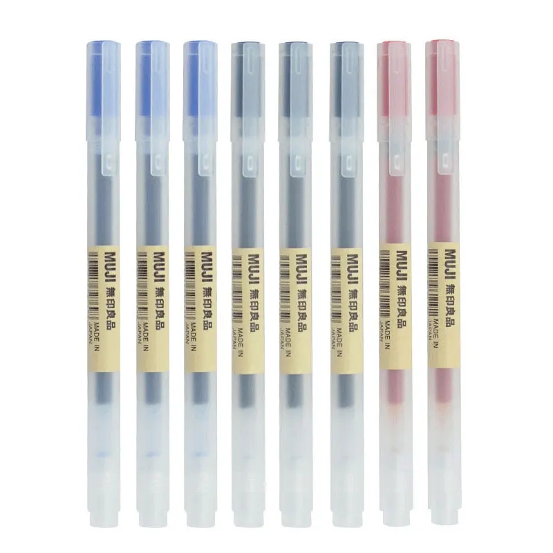 3-6 stks/set 0.38mm Kawaii MUJ - Muji Stationery Gel Pen recensie en prijs