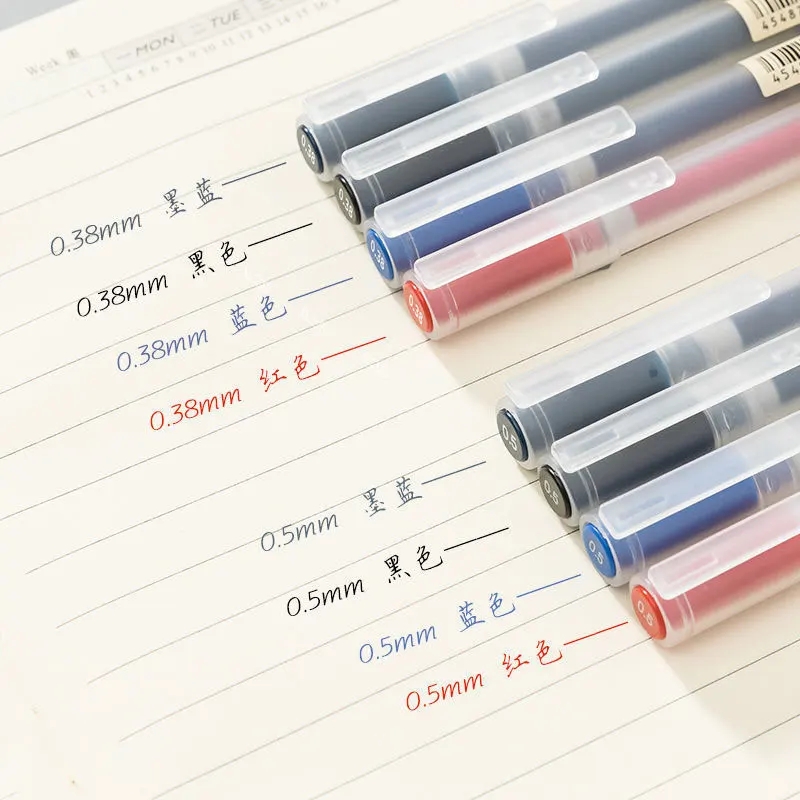 3-6 stks/set 0.38mm Kawaii MUJ - Muji Stationery Gel Pen recensie en prijs