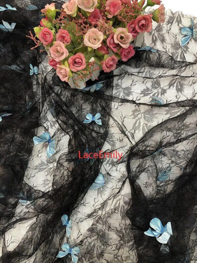 4 kleuren 3D vlinder borduurwe - Embroidery Veil recensie en prijs
