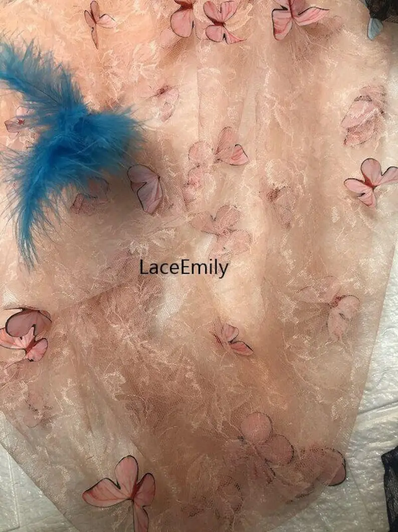 4 kleuren 3D vlinder borduurwe - Embroidery Veil recensie en prijs