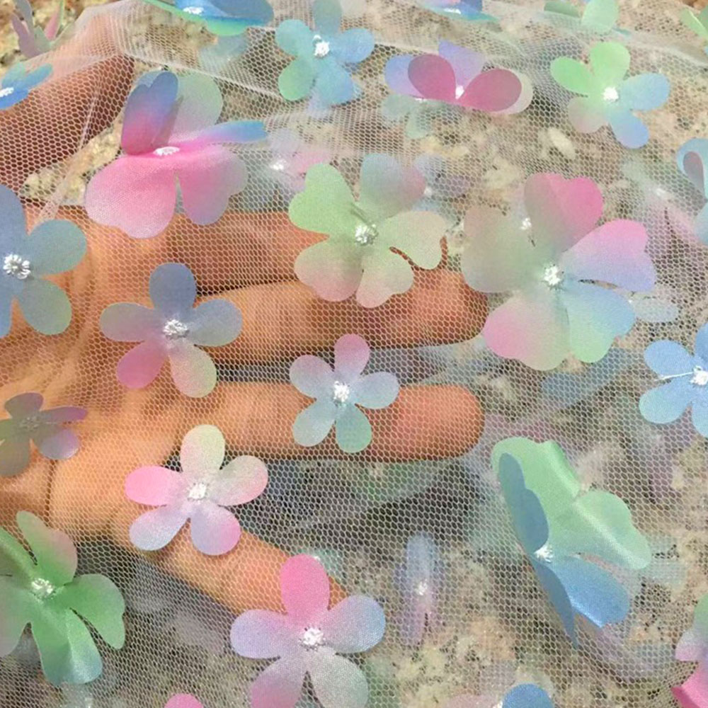 130cm breed kleurrijk bloemenb - Embroidery Veil recensie en prijs