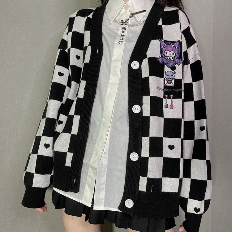 Cartoon Kuromi Borduren Vest V - Embroidery Thread Yarn recensie en prijs