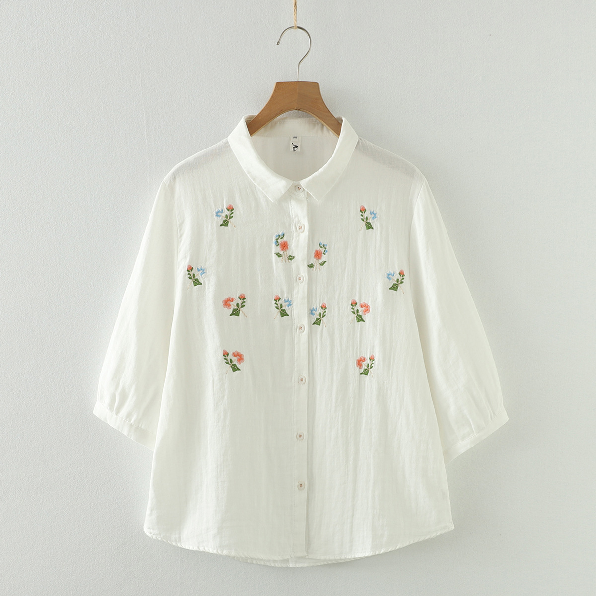 Nieuw zomershirt van katoengar - Embroidery Thread Yarn recensie en prijs