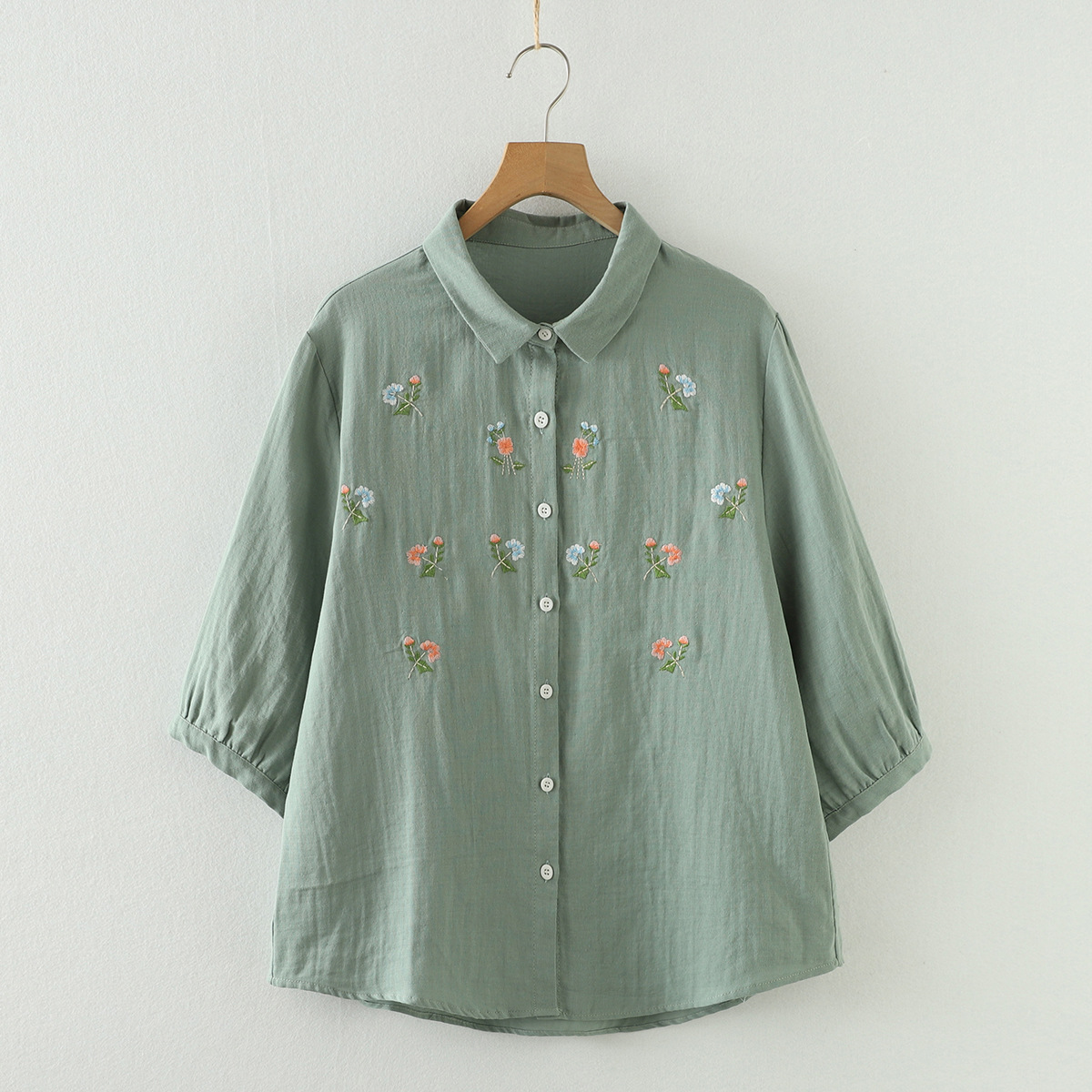 Nieuw zomershirt van katoengar - Embroidery Thread Yarn recensie en prijs