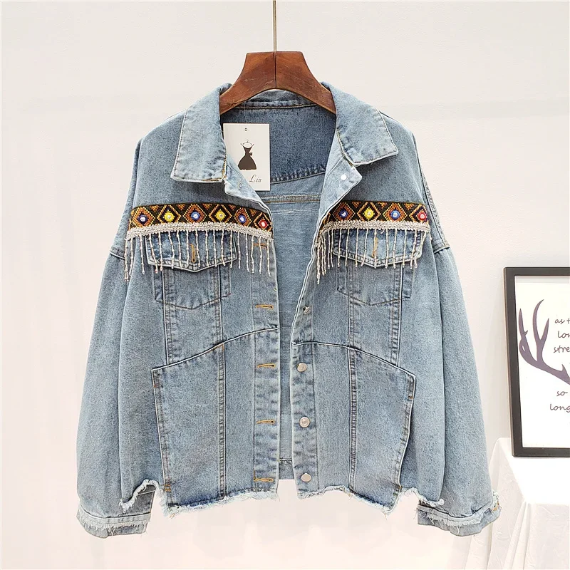 Borduren Kwastje Denim Jasje V - Embroidery Jeans recensie en prijs