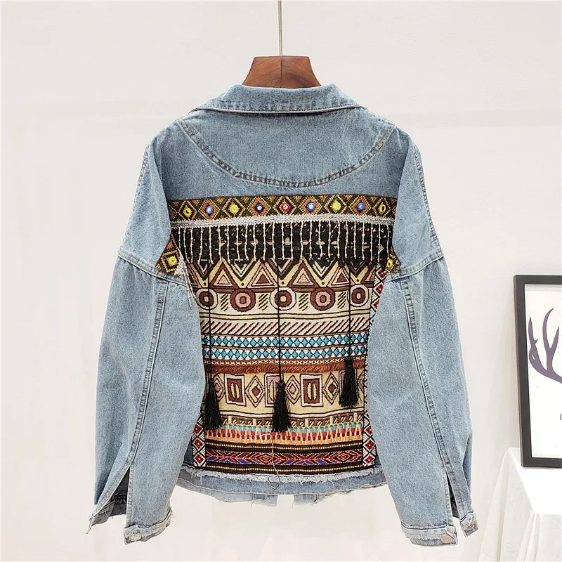 Borduren Kwastje Denim Jasje V - Embroidery Jeans recensie en prijs