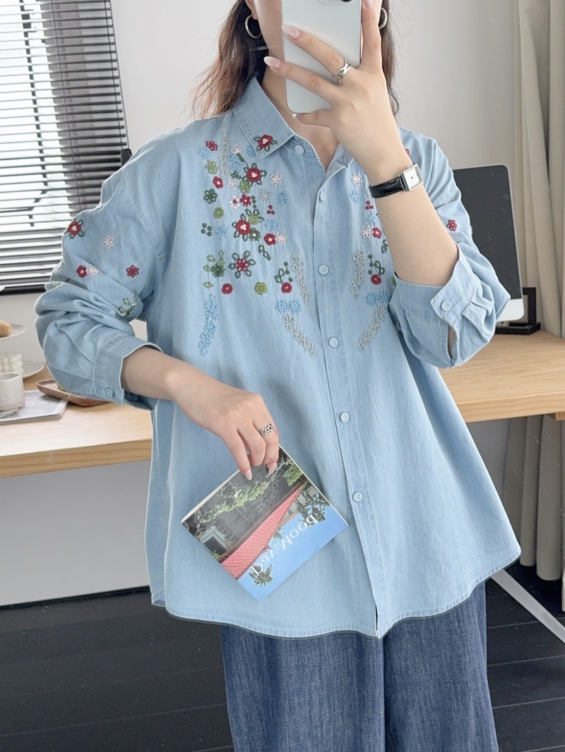 Harajuku Y 2K Denim Shirts Vro - Embroidery Jeans recensie en prijs