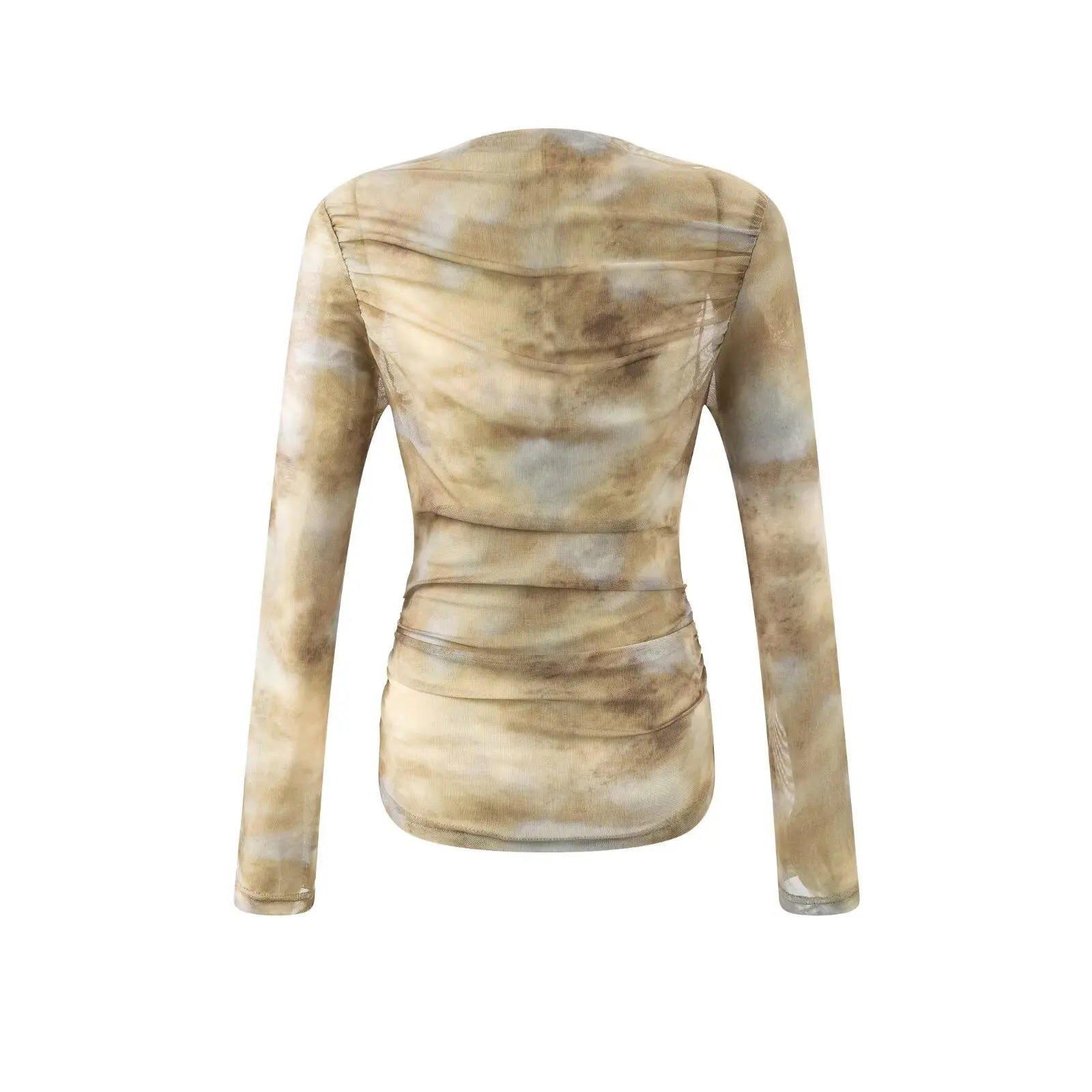2025 Sexy Tie-Dye Print Gerimp - Embroidery Fashion recensie en prijs
