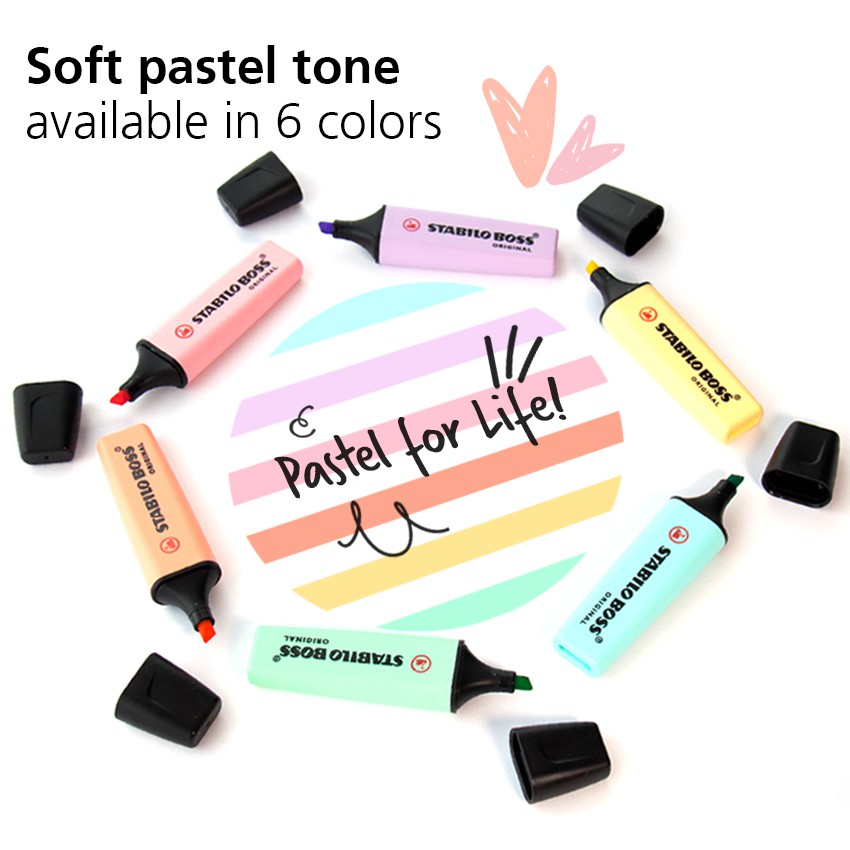 STABILO BOSS ORIGINAL Pastel m - Stabilo Marker Boss recensie en prijs