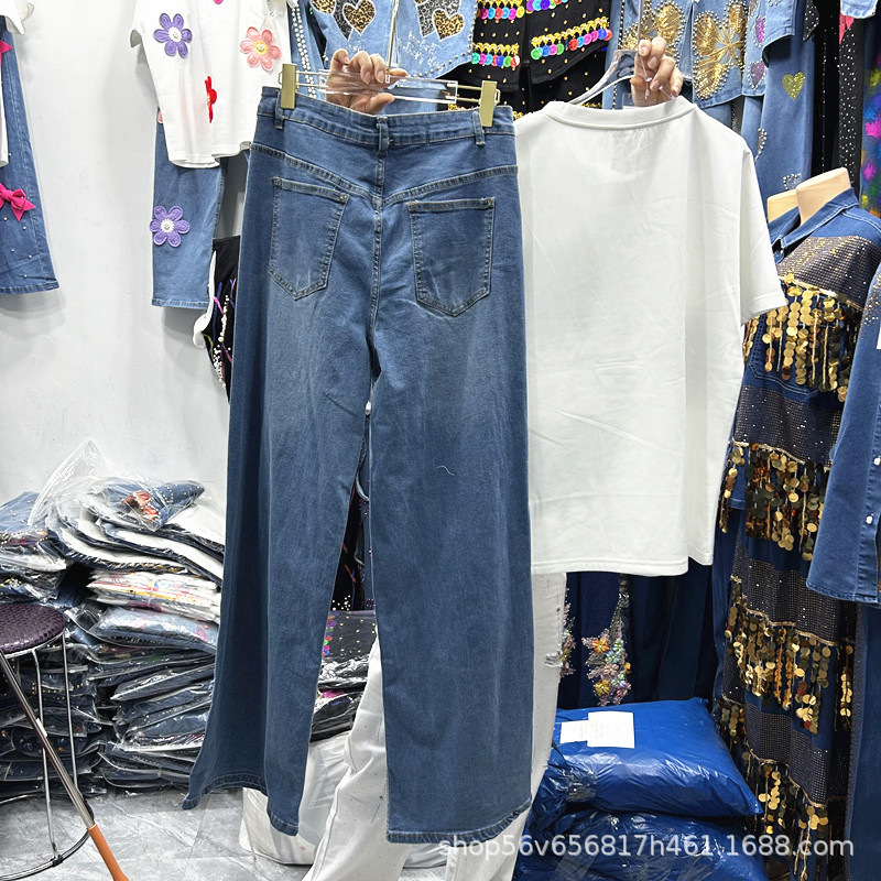 Nieuwe lente zomer dames tweed - Embroidery Jeans recensie en prijs