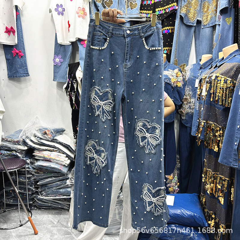 Nieuwe lente zomer dames tweed - Embroidery Jeans recensie en prijs