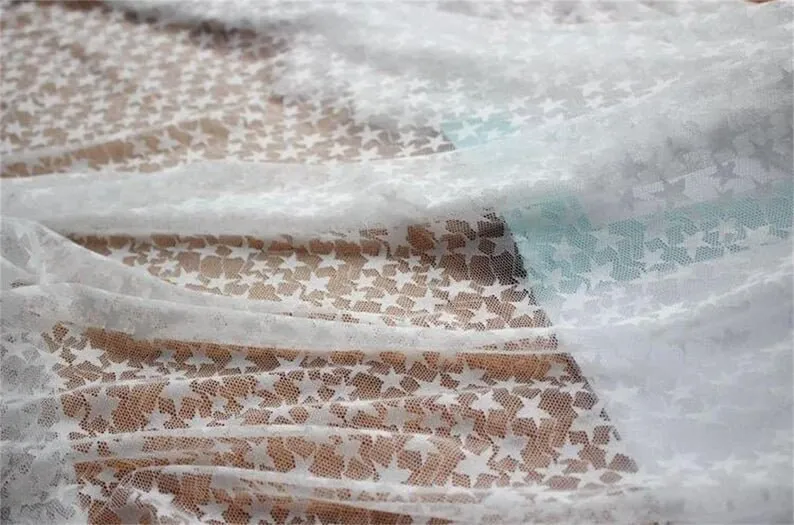 Zwart Wit Zachte Ster Borduren - Embroidery Veil recensie en prijs
