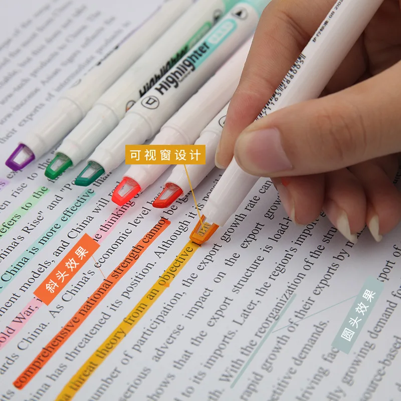 6 kleuren/set Unieke Window Ti - Stabilo Marker Boss recensie en prijs