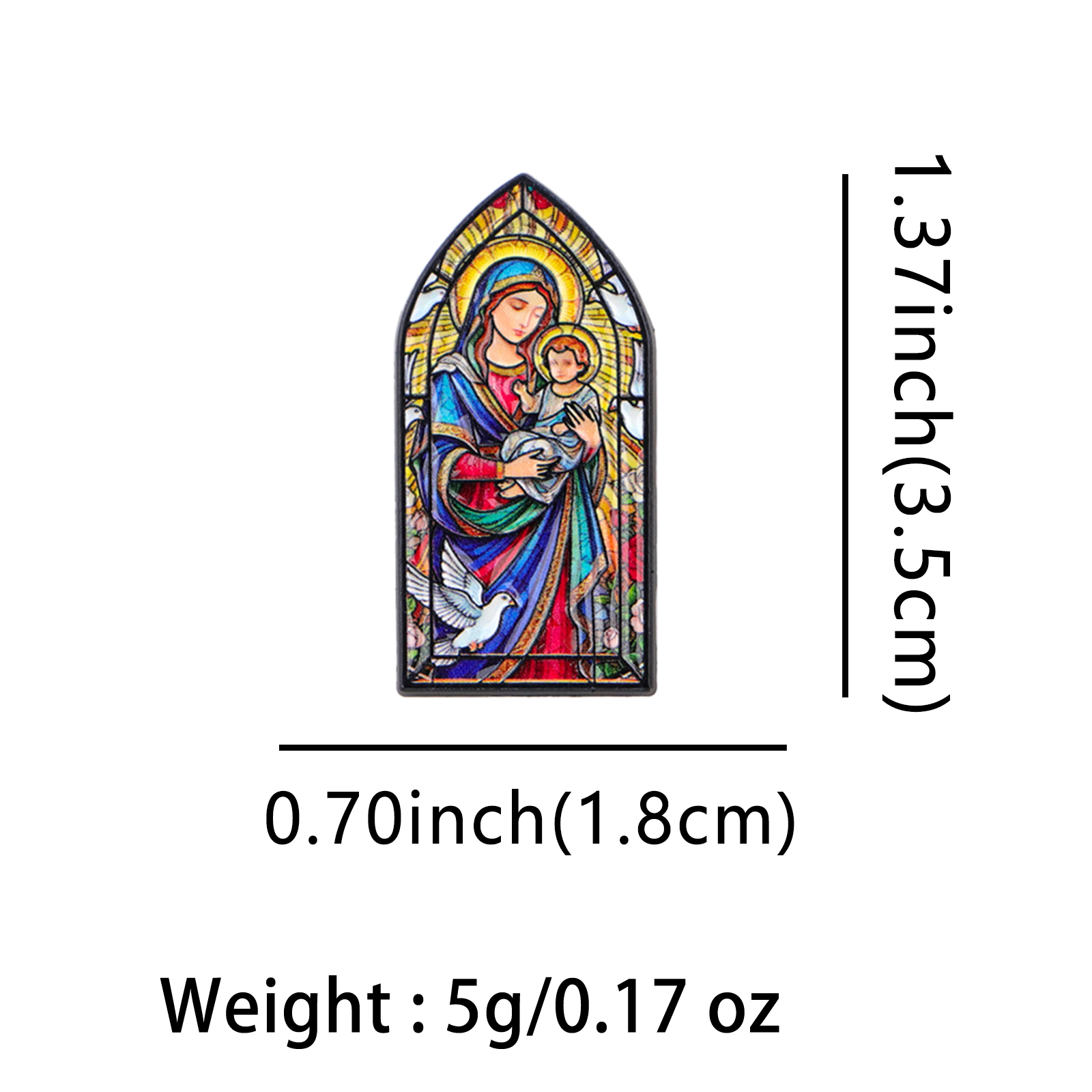 Maagd Maria Jezus Vintage reve - Embroidery Jesus recensie en prijs