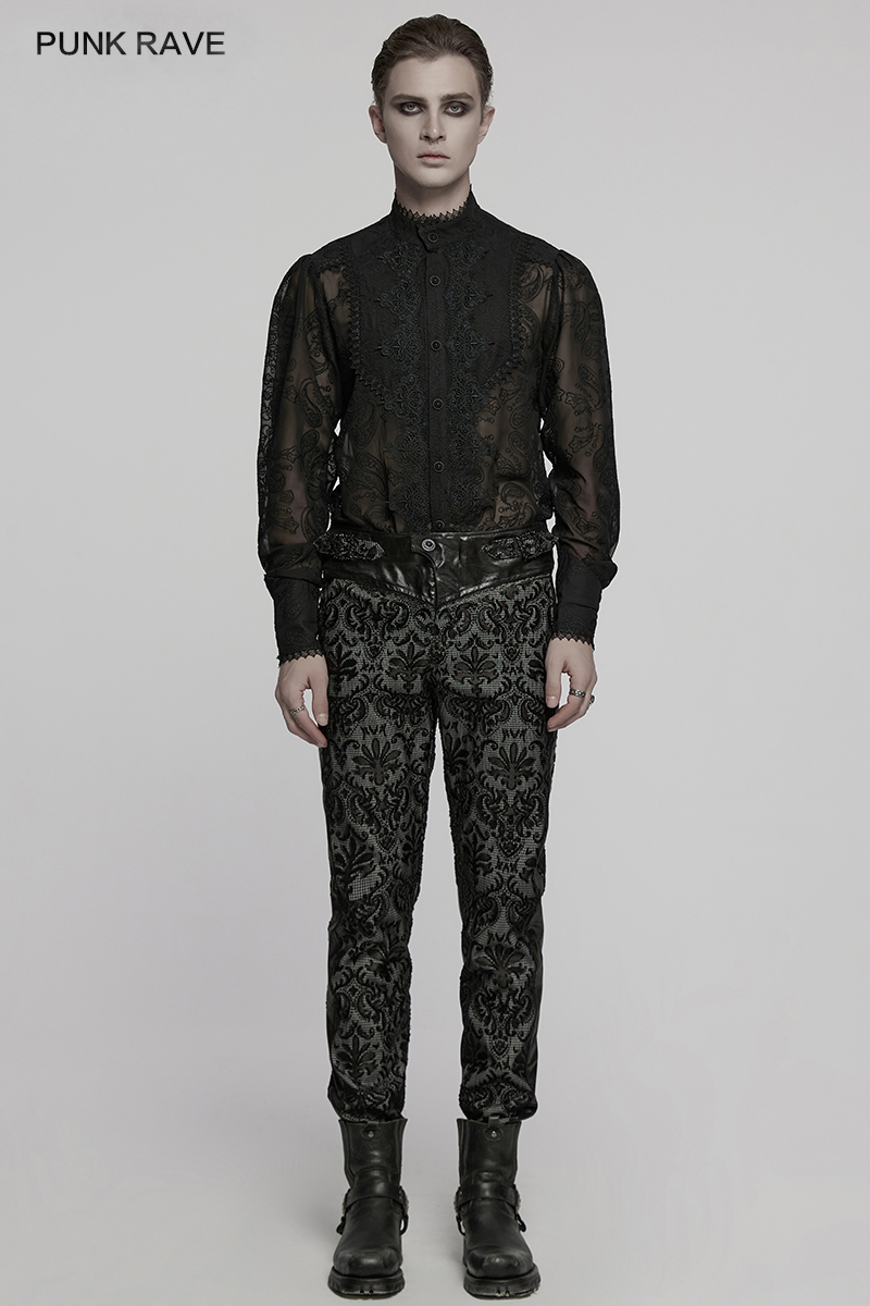 PUNK RAVE Heren Gothic Palace  - Embroidery Gothic recensie en prijs
