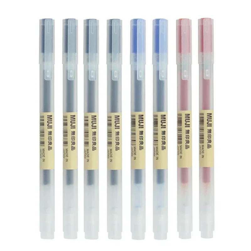 6/8 stks/set MUJIs Gel Pen Zwa - Muji Stationery Gel Pen recensie en prijs