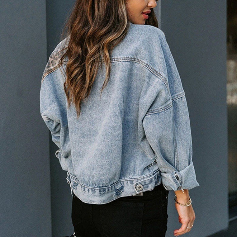 Luipaard Stiksels Denim Jas Da - Embroidery Online recensie en prijs
