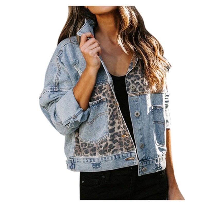 Luipaard Stiksels Denim Jas Da - Embroidery Online recensie en prijs