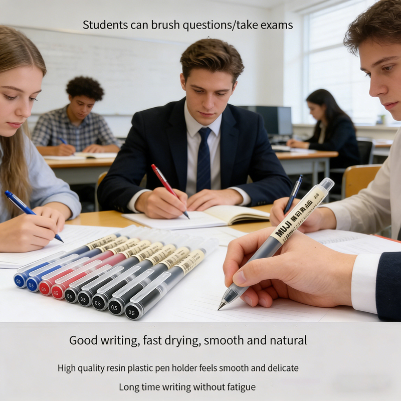 6/8 stuks MUJIs stijl gelpenne - Muji Stationery Gel Pen recensie en prijs